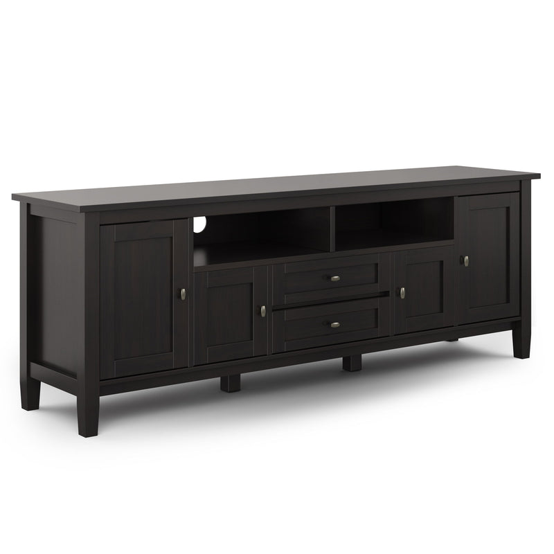 Warm Shaker - TV Media Stand - Hickory Brown - R&R Furniture Gallery (Fountain Valley, CA)