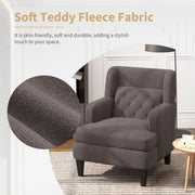 Upholstered Accent Chair Tufted Armchair For Living Room And Bedroom - R&R Furniture Gallery (Fountain Valley, CA)