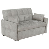 Alvara - Tufted Cushion Pull Out Sleeper Sofa Bed
