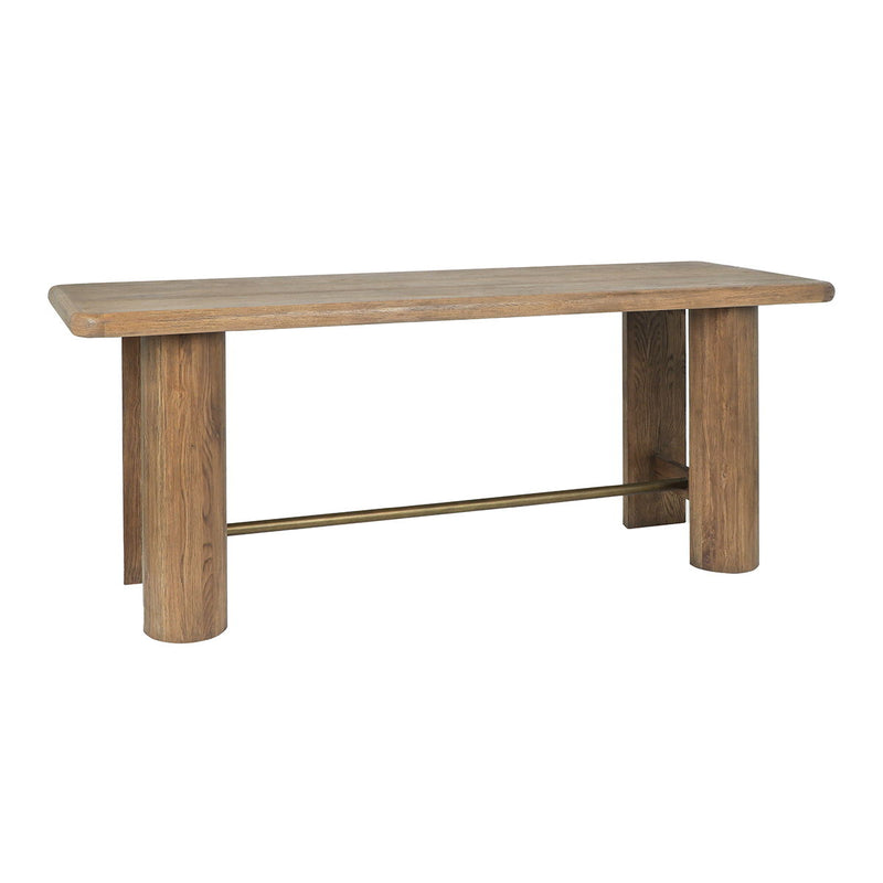 Tacoma - Gathering Table - Tawny Brown - R&R Furniture Gallery (Fountain Valley, CA)