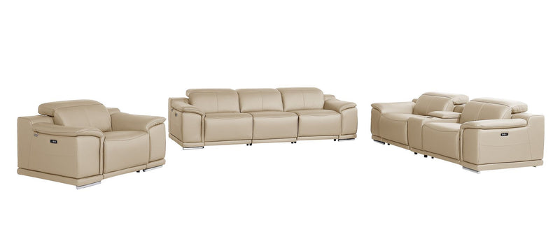 9762 - 7-Piece Modular Power Reclining Sofa, Loveseat And Chair Set With 5 Power Recliners In