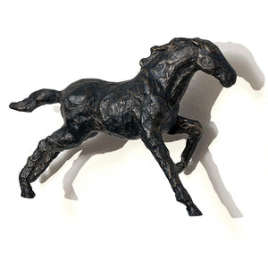 Stampede - Metal Wall Sculpture - Bronze