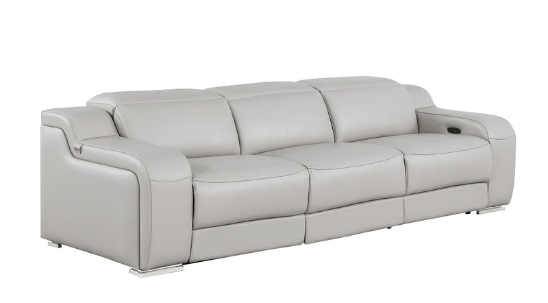 1116 - 6-Piece Modular Power Reclining Sofa, Loveseat & Chair Set In With 6 Power Recliners & Power Headrests