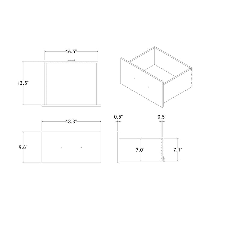 Skye - Marble Dresser - White - R&R Furniture Gallery (Fountain Valley, CA)