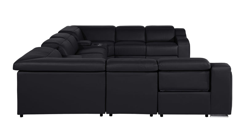 1116 - 10-Piece U-Shaped Sectional Sofa In With 4 Power Recliners & Power Headrests