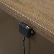 3 Drawer Nightstand With USB - Latte - R&R Furniture Gallery (Fountain Valley, CA)