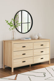 Cabinella - Six Drawer Dresser - Tan - R&R Furniture Gallery (Fountain Valley, CA)