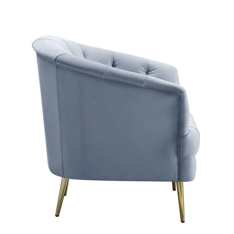 Bayram - Sofa - Light Gray Velvet - R&R Furniture Gallery (Fountain Valley, CA)