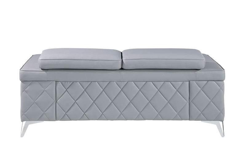 1140 - Top Grain Italian Leather Loveseat - R&R Furniture Gallery (Fountain Valley, CA)
