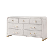 Malco - Dresser With Gold Detailing - Oak - R&R Furniture Gallery (Fountain Valley, CA)