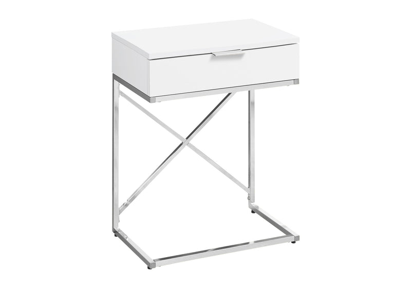 Accent Side Table, Storage Drawer, Spacious Tabletop, Contemporary & Modern - R&R Furniture Gallery (Fountain Valley, CA)