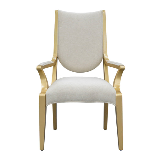 Scotts Square - Dining Arm Chair - Light Champagne - R&R Furniture Gallery (Fountain Valley, CA)