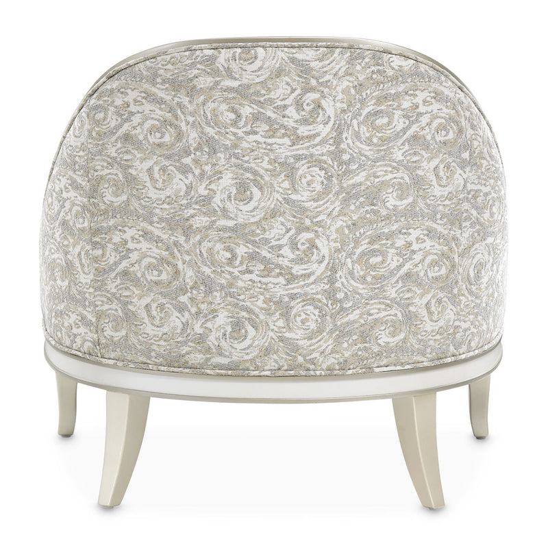 La Marisia - Chenille Accent Chair - Tranquil / Light Champagne - R&R Furniture Gallery (Fountain Valley, CA)
