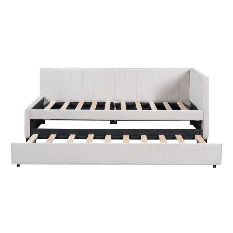 Upholstered Daybed, Sofa Bed Frame, No Box Spring Needed - R&R Furniture Gallery (Fountain Valley, CA)