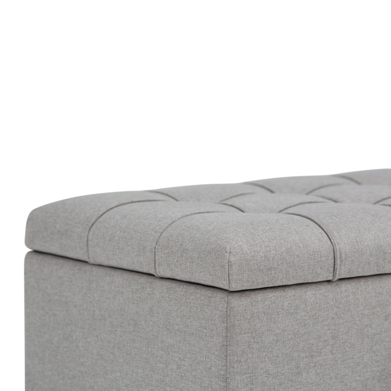 Sienna - Upholstered Storage Ottoman Bench - R&R Furniture Gallery (Fountain Valley, CA)