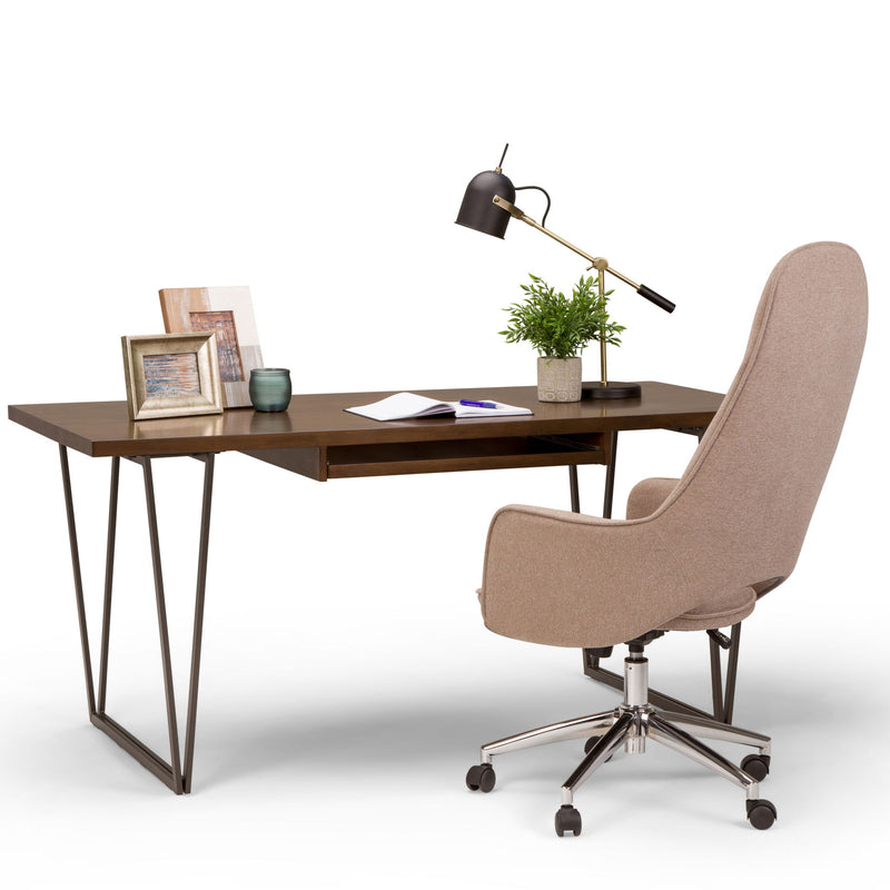Ryder - Desk - Natural Aged Brown - R&R Furniture Gallery (Fountain Valley, CA)