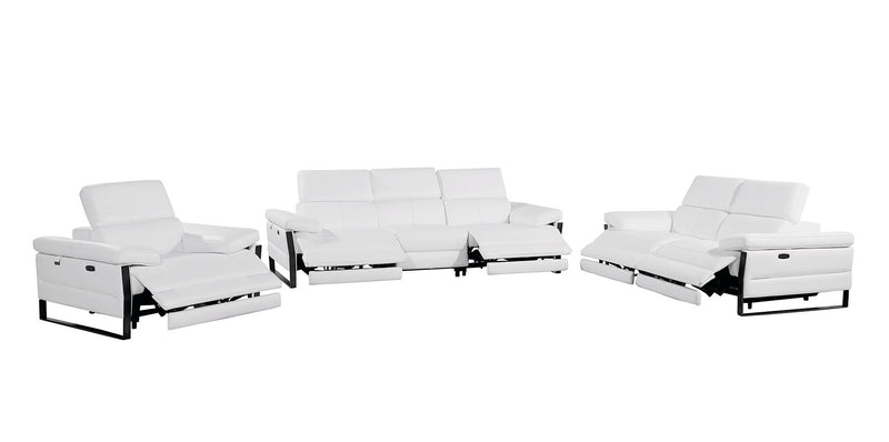 1246 - Modular Power Dual Reclining Sofa, Loveseat, And Chair Set With Power Headrests