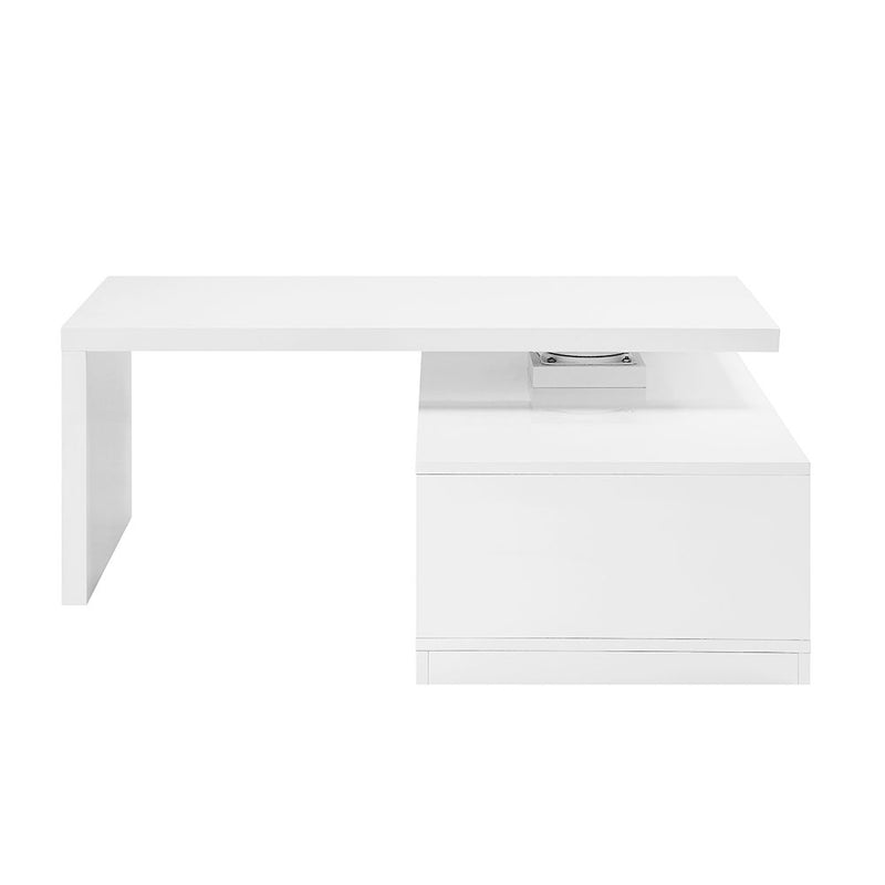 Buck II - Coffee Table With Swivel Top - White & Black High Gloss - R&R Furniture Gallery (Fountain Valley, CA)