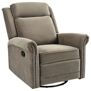 360 Degrees Swivel Recliner Manual Rocking Recliner Home With Adjustable Backrest - R&R Furniture Gallery (Fountain Valley, CA)