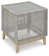 Seton Creek - Square End Table - Gray - R&R Furniture Gallery (Fountain Valley, CA)