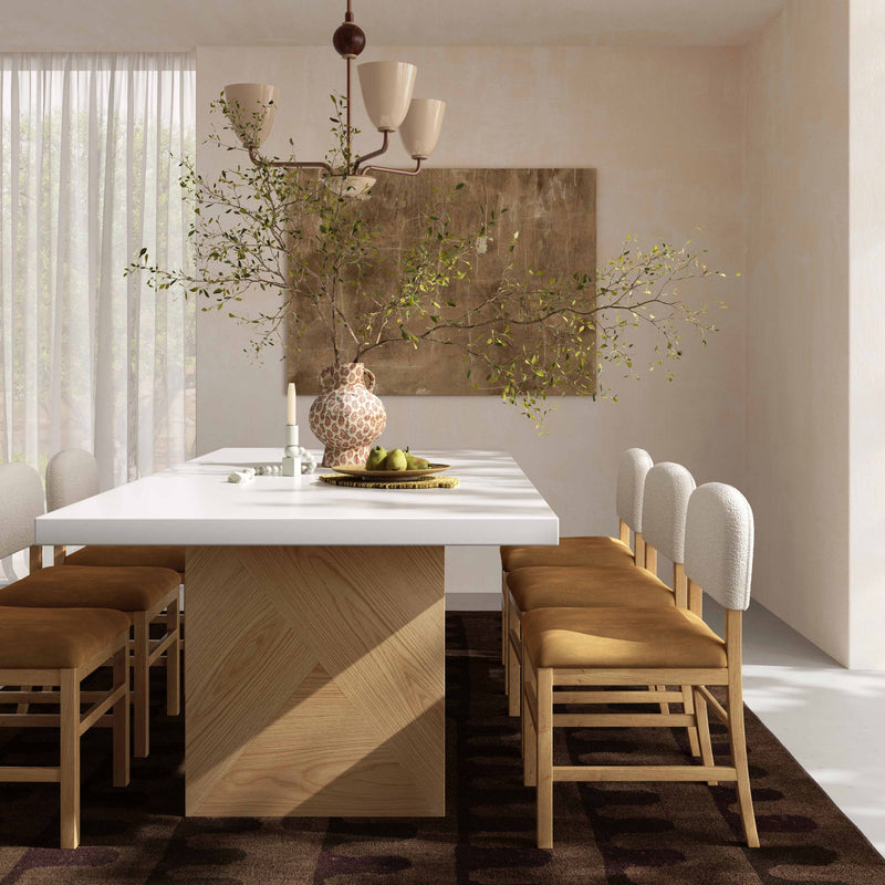 Calla - Performance Velvet Dining Chair - R&R Furniture Gallery (Fountain Valley, CA)