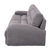 Cadenza - Loveseat - Gray Corduroy - R&R Furniture Gallery (Fountain Valley, CA)