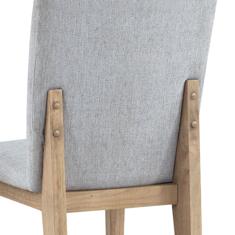 Caspian - And Oak Finish Dining Chair (Set of 2) - Gray - R&R Furniture Gallery (Fountain Valley, CA)