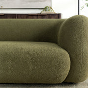 Faris - Upholstered Sofa - Dark Olive - R&R Furniture Gallery (Fountain Valley, CA)