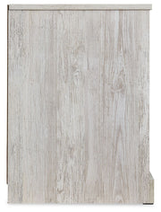 Paxberry - One Drawer Night Stand - Open Cubby - Whitewash - R&R Furniture Gallery (Fountain Valley, CA)