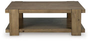Flangren - Rectangular Cocktail Table - Light Brown - R&R Furniture Gallery (Fountain Valley, CA)