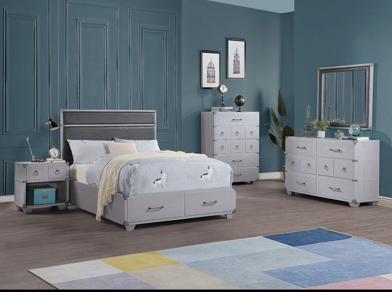 Orchest - Nightstand - Gray - R&R Furniture Gallery (Fountain Valley, CA)