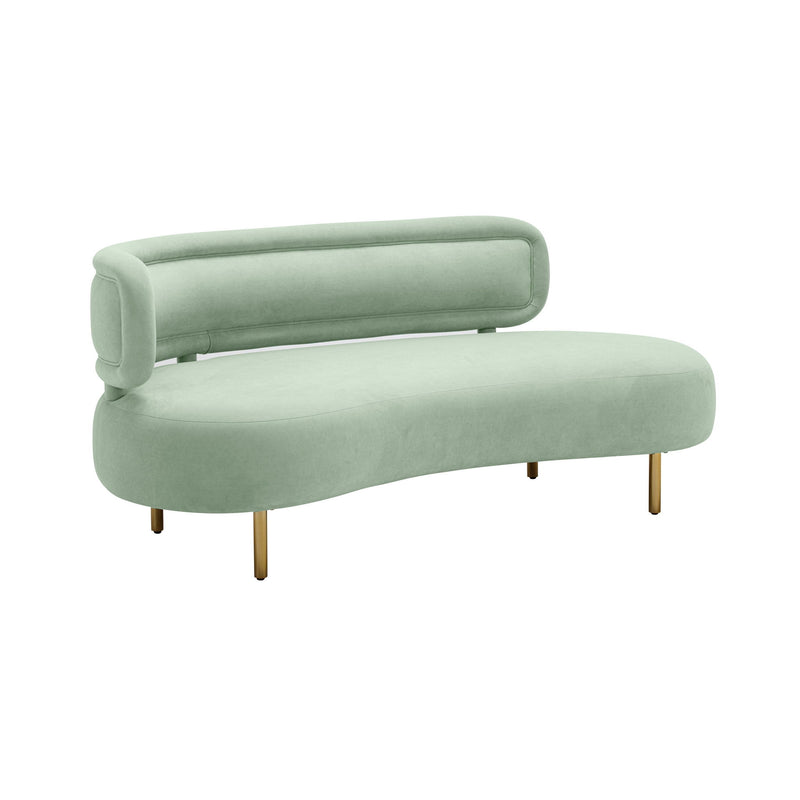 Tischa - Boucle Velvet Sofa - R&R Furniture Gallery (Fountain Valley, CA)