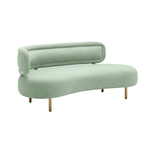 Tischa - Boucle Velvet Sofa - R&R Furniture Gallery (Fountain Valley, CA)