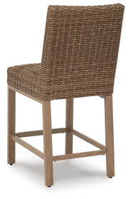 Walton Bridge - Barstool (Set of 2) - Driftwood - R&R Furniture Gallery (Fountain Valley, CA)