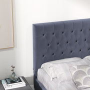 Donald - Mid-Century Modern Upholstered Platform Bed - R&R Furniture Gallery (Fountain Valley, CA)