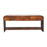 Aspen - Slim Media Unit - Dark Brown - R&R Furniture Gallery (Fountain Valley, CA)