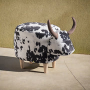 Cow Shaped Ottoman Footstool - R&R Furniture Gallery (Fountain Valley, CA)