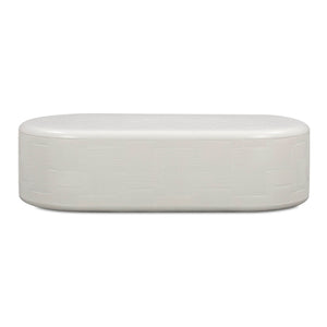 Surraya - Concrete Rounded Coffee Table - R&R Furniture Gallery (Fountain Valley, CA)