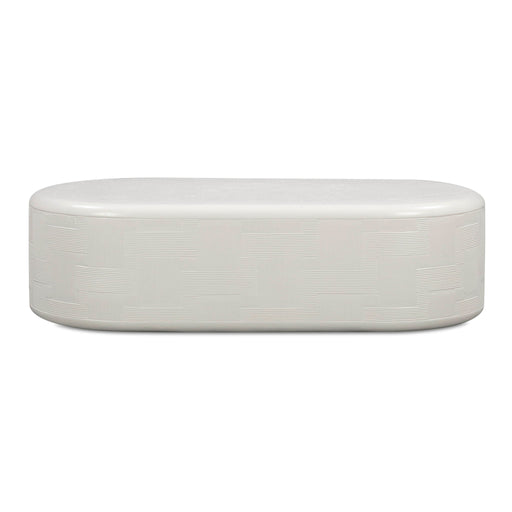 Surraya - Concrete Rounded Coffee Table - R&R Furniture Gallery (Fountain Valley, CA)
