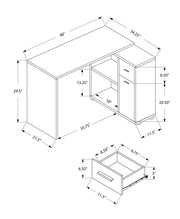 Computer Desk, Home Office, Corner, Storage Drawers, L Shape, Contemporary & Modern - R&R Furniture Gallery (Fountain Valley, CA)