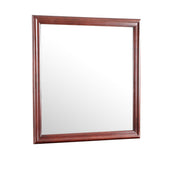 Glory Furniture traditional wall mirror with a sleek frame, suitable for any space, reflecting a modern and classic decor style.