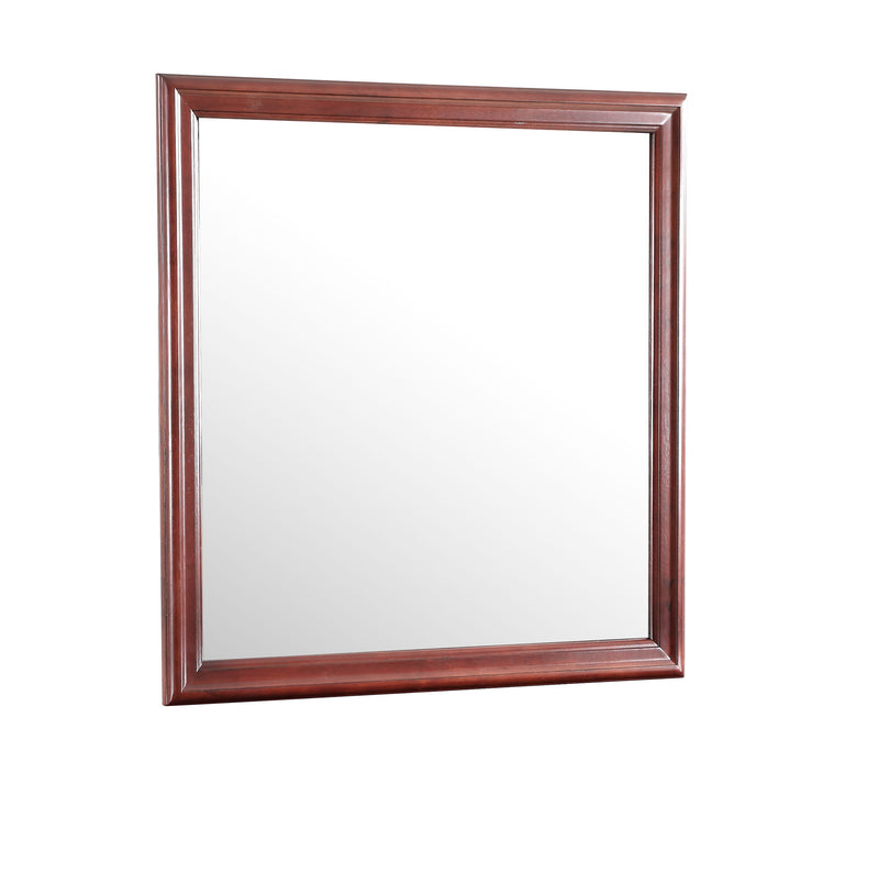 Glory Furniture traditional wall mirror with a sleek frame, suitable for any space, reflecting a modern and classic decor style.