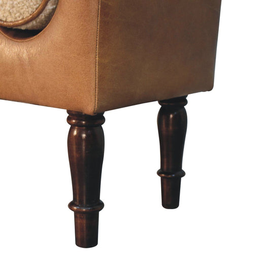 Buffalo - Chester Bench - Walnut - R&R Furniture Gallery (Fountain Valley, CA)