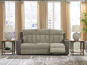 WhipLash - Power Reclining Sofa With Adj Headrest - Sisal - R&R Furniture Gallery (Fountain Valley, CA)