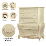 Chantelle - Chest - Pearl White Finish - R&R Furniture Gallery (Fountain Valley, CA)