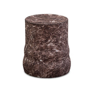 Cilla - Faux Levanto Marble Indoor/Outdoor Concrete Side Table - Red - R&R Furniture Gallery (Fountain Valley, CA)