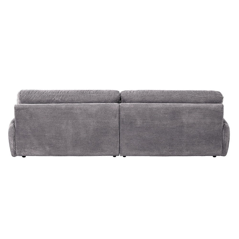 Cadenza - Sofa - Gray Corduroy - R&R Furniture Gallery (Fountain Valley, CA)