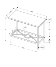 Accent Side Table, Narrow, Small, 2 Tier, Elegant Design - R&R Furniture Gallery (Fountain Valley, CA)