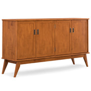 Draper - 4 Door Sideboard Buffet - Brown - R&R Furniture Gallery (Fountain Valley, CA)
