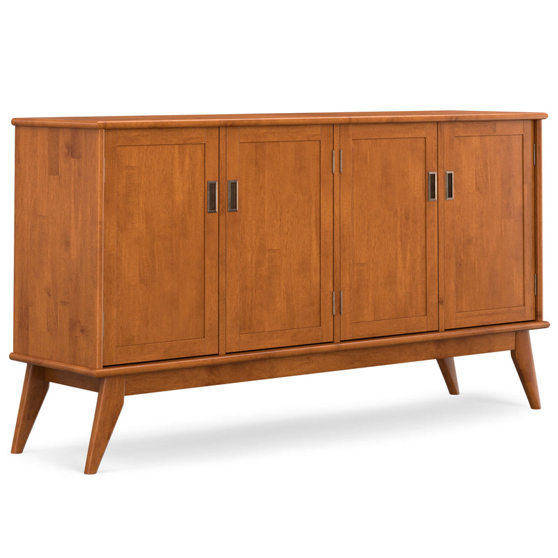 Draper - 4 Door Sideboard Buffet - Brown - R&R Furniture Gallery (Fountain Valley, CA)